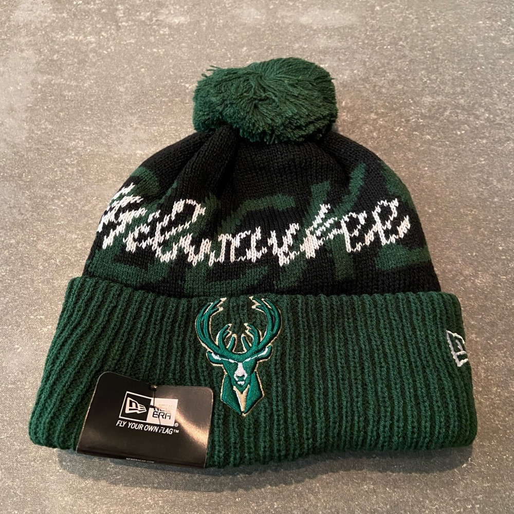 PRICE IS FIRM Brand new Milwaukee Bucks beanie